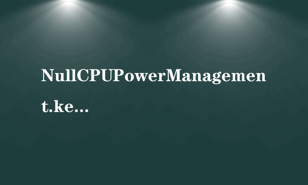 NullCPUPowerManagement.kext 是文件还是文件夹