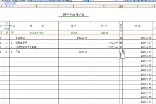 出纳现金日记账怎么记