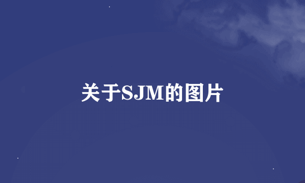 关于SJM的图片