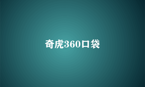 奇虎360口袋