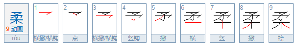 柔这个字怎么念