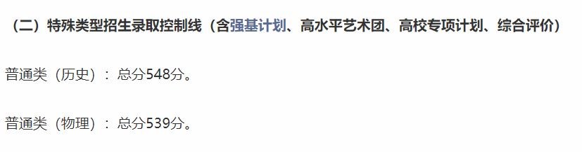 2021年广东重本线是多少