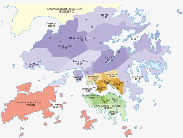 香港特别行政区的土地面积是多少？