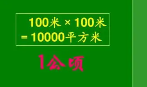 一公顷等多少平方千米?