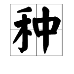 “种”字怎么组词？