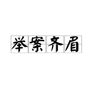 《后汉书·梁红传》中的成语“举案齐眉”描述的是什么关系？