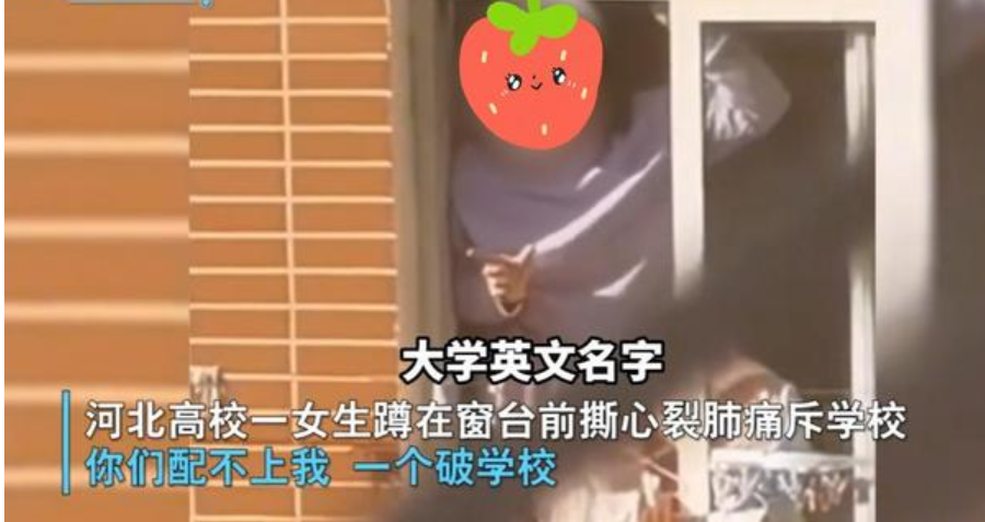 高校女学生在窗台大喊，学校表示该生疗养返校后情绪再次失控，为何会这样？