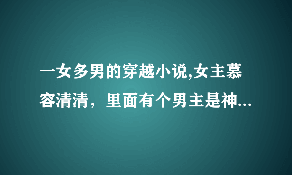 一女多男的穿越小说,女主慕容清清，里面有个男主是神医叫白暮尘