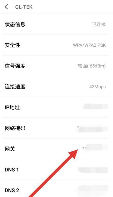 怎么查手机wifi的默认网关？