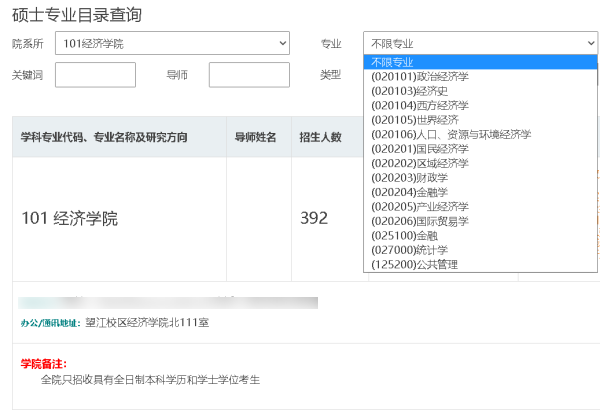 四川大学研究生有哪些专业？