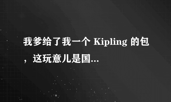 我爹给了我一个 Kipling 的包，这玩意儿是国际品牌吧？挺贵的？怎么辨真伪啊？