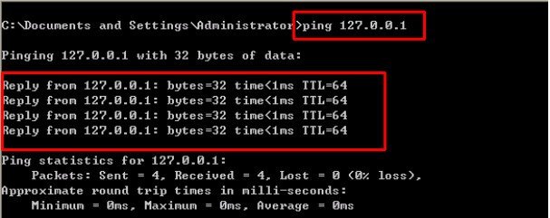ping 127.0.0.1的含义及功能是
