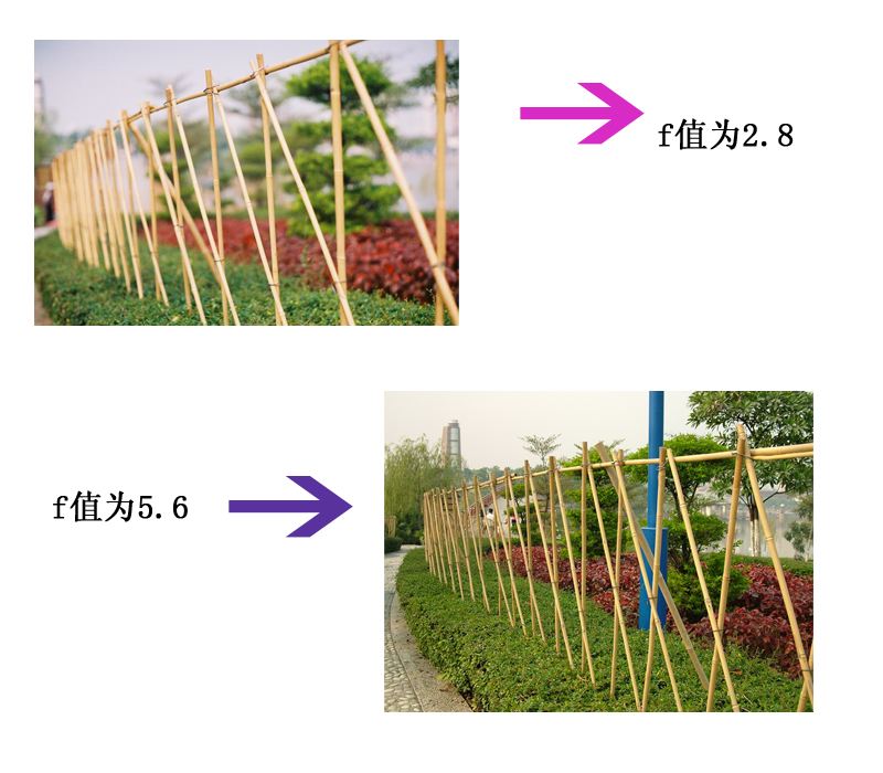 相机光圈，为什么数值越小，光圈越大？