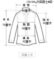 170/88A对应多大尺寸