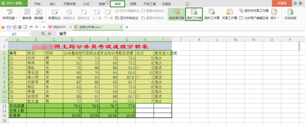 如何在WPS表格设置锁定（只允许更改部分单元格）