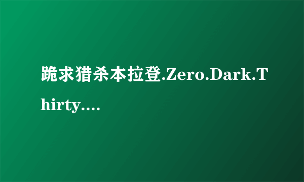 跪求猎杀本拉登.Zero.Dark.Thirty.2012.720p.BluRay.x264.BceHD-HDmeiju高清完整版下载，感谢哈